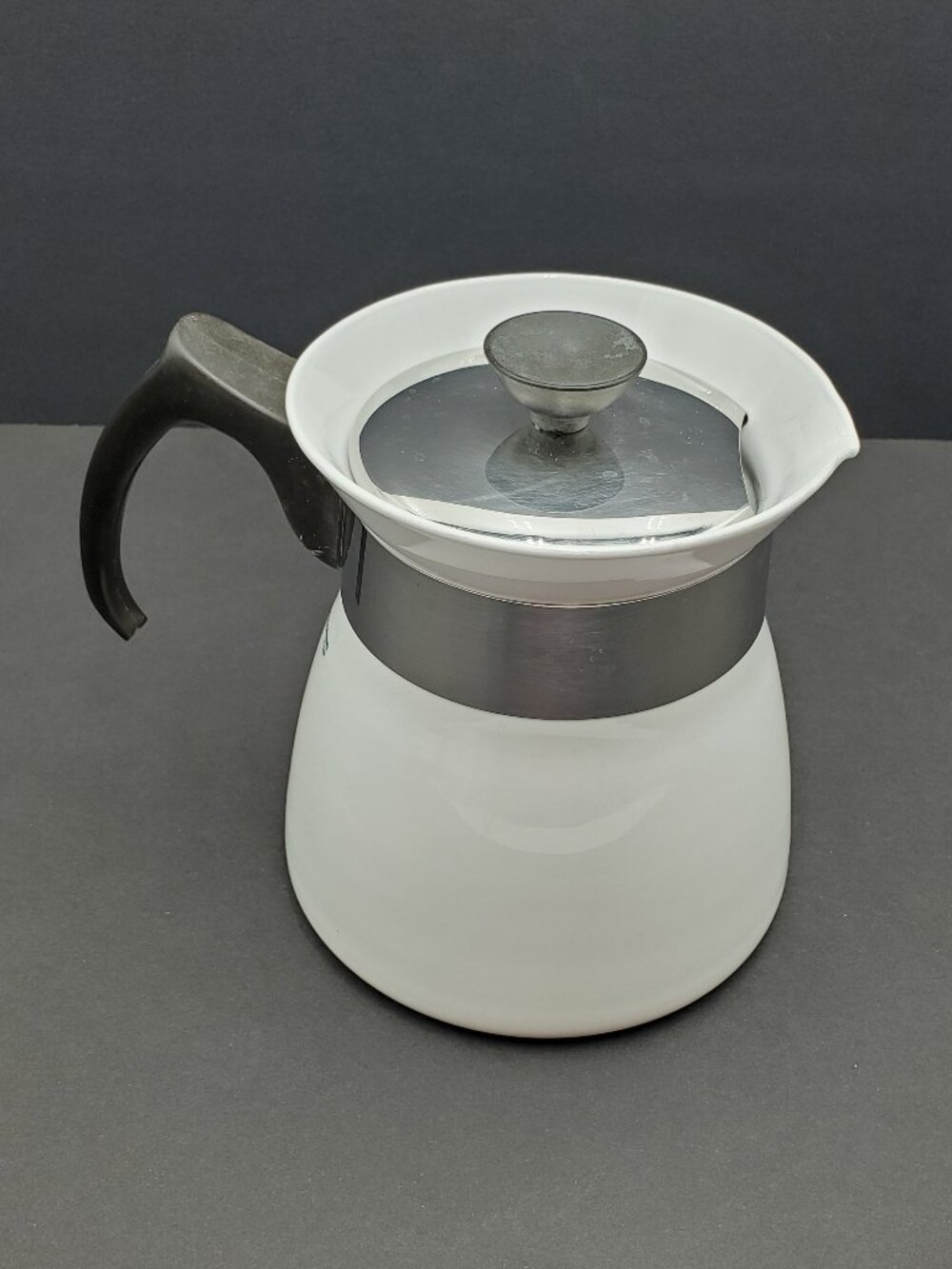 Corning Cookmates 7 Cup Teapot Corningware K-TP-7 Stovetop Coffee Pot